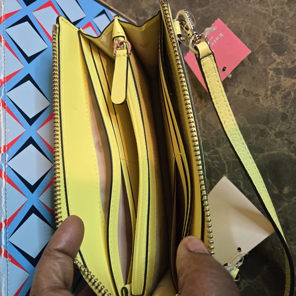 Kate Spade Jackson Small Tab Crossbody Limelight - Picture 8 of 10